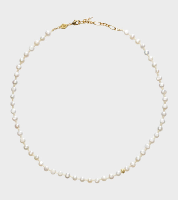 Anni Lu - Petit Stellar Pearly Necklace Gold