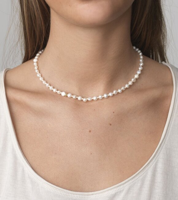 Anni Lu - Petit Stellar Pearly Necklace Gold