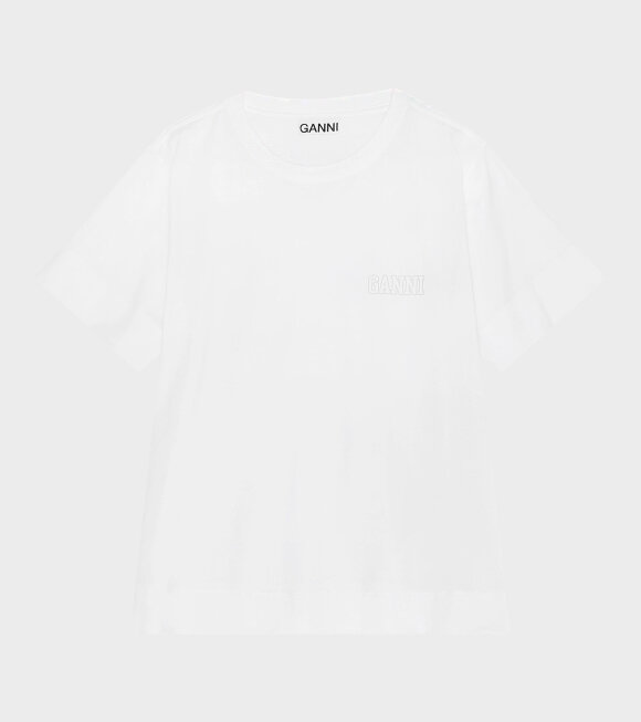 Ganni - Software T-shirt White