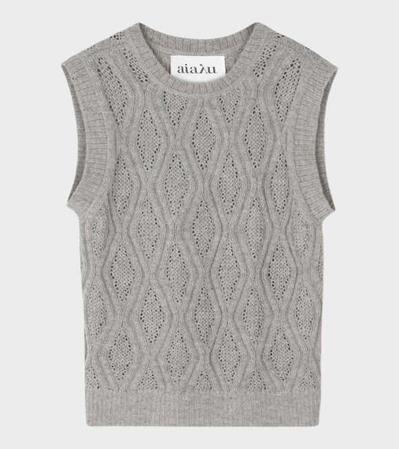 Aiayu - Gatien Knit Vest Grey