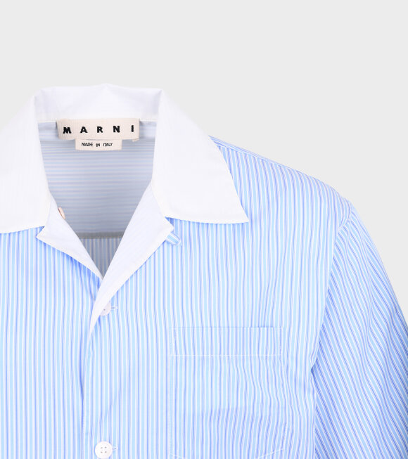 Marni - Striped SS Shirt Blue/White 