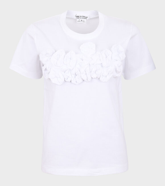 Comme des Garcons - Roses T-shirt White