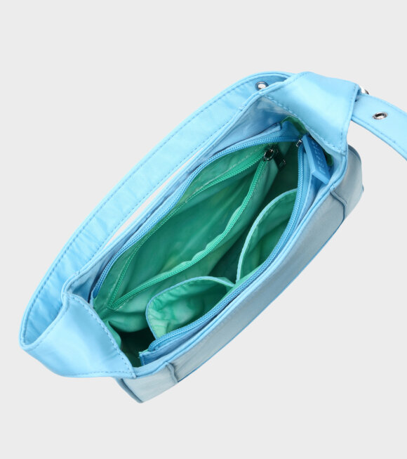 Silfen - Siri Recycled Shoulder Bag Tropical Breeze Blue