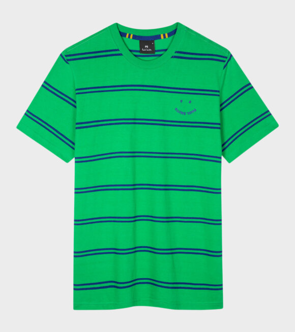 Paul Smith - PS Happy Striped T-shirt Green/Blue
