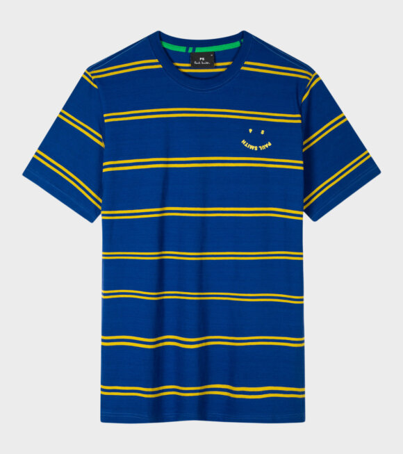 Paul Smith - PS Happy Striped T-shirt Blue/Yellow