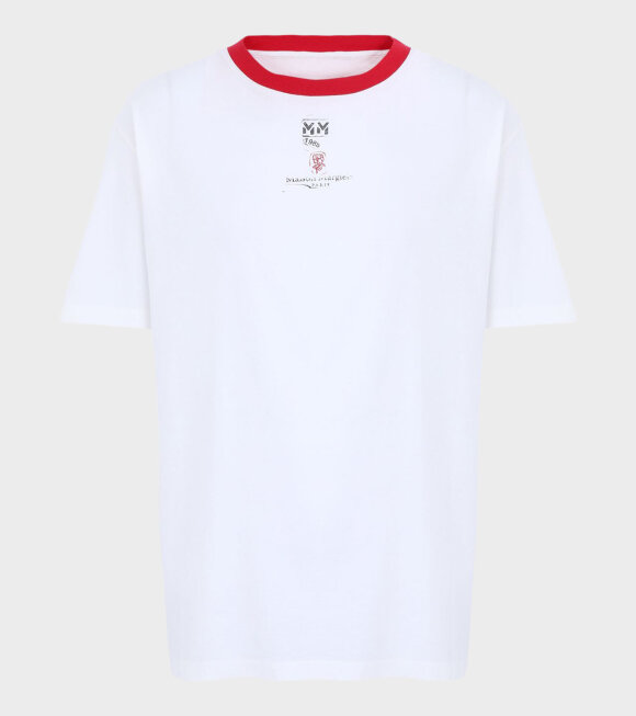 Maison Margiela - MM 1988 T-shirt White/Red