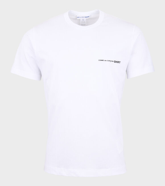 Comme des Garcons Shirt - Logo T-shirt White