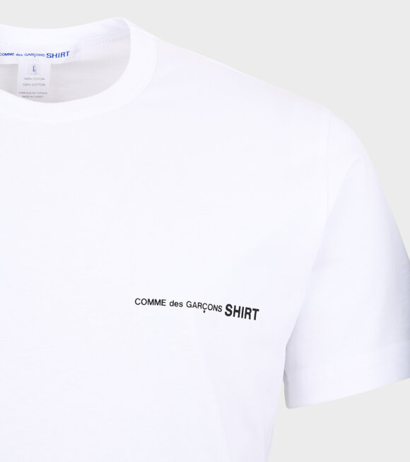 Comme des Garcons Shirt - Logo T-shirt White