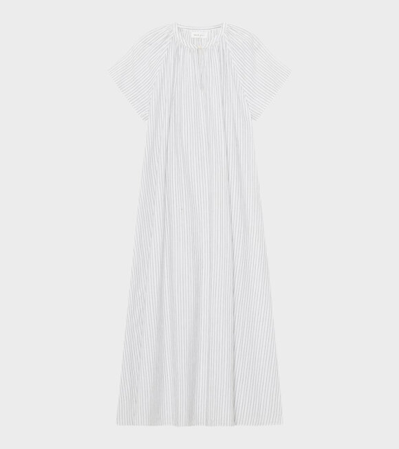 Skall Studio - Pisa Dress White/Grey Stripe
