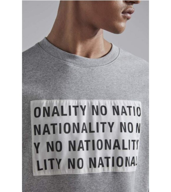 NN07 - Jerome Print Sweatshirt Grey