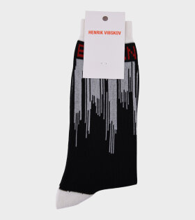 Dripping Love Socks Black/Red