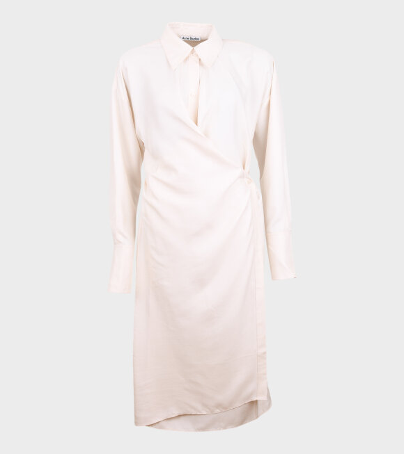 Acne Studios - Drew Fluid Shantung Dress Off-White