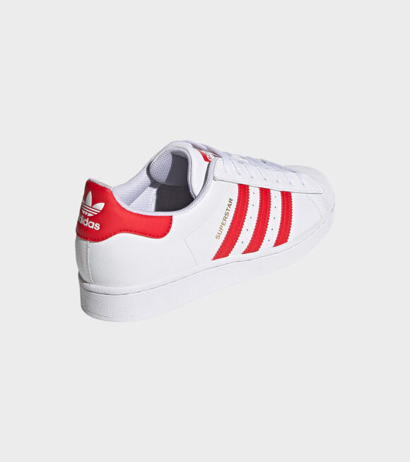 Adidas  - Superstar White/Red 