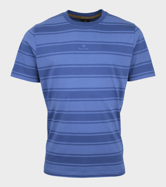 Paul Smith - PS Logo Striped T-shirt Blue 