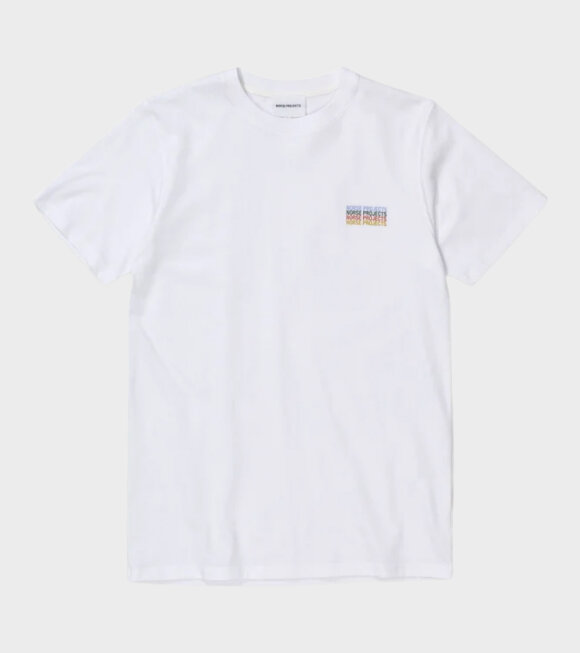 Norse Projects - Niels Logo Stack T-shirt White