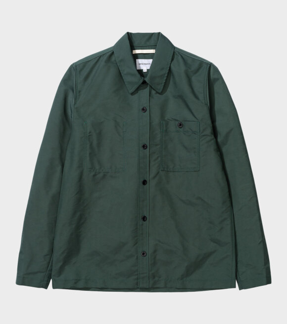 Norse Projects - Arnold Econyl Shirt Green