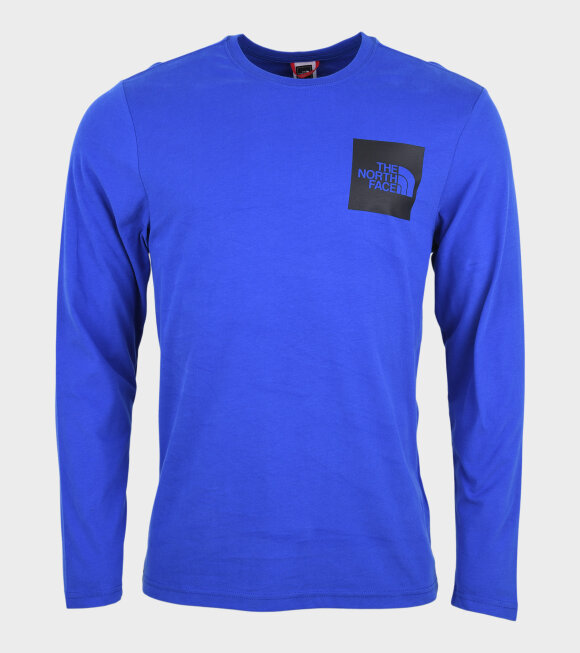 The North Face - M L/S Fine Tee Blue