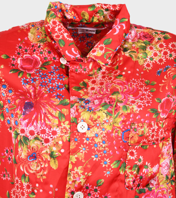 Comme des Garcons - Ladies Floral Shirt Red 