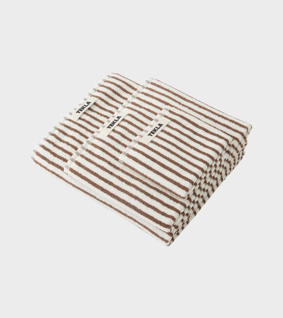 Tekla - Guest Towel 30x50 Kodiak Stripes