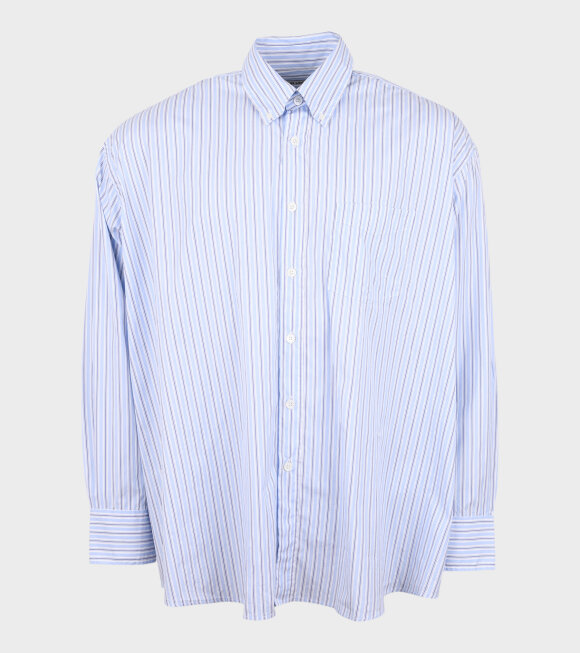 Our Legacy - Borrowed BD Shirt Striped White/Blue 