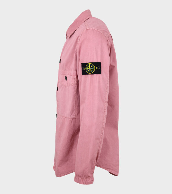 Stone Island - Overshirt Patch Jacket Pink 