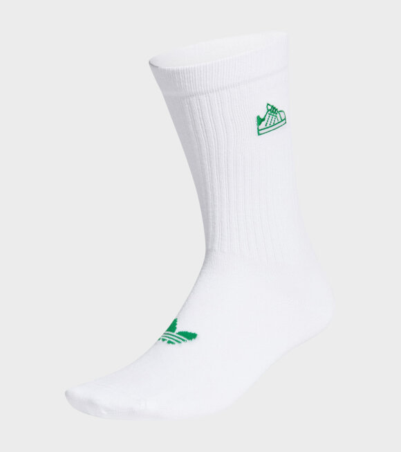 Adidas  - Stan Sock White/Green