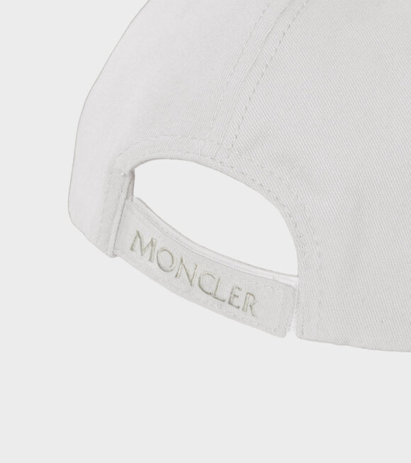 Moncler - Berretto Baseball Cap White 