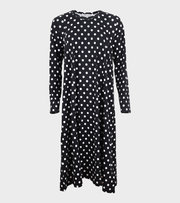 Comme des Garcons - Polka Dots LS Dress Black