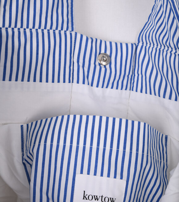 Kowtow - Junko Bag Stripe White/Blue