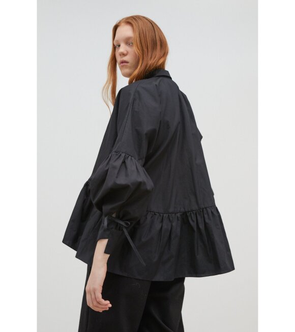 Cecilie Bahnsen - Andrea Shirt Organic Cotton Black 