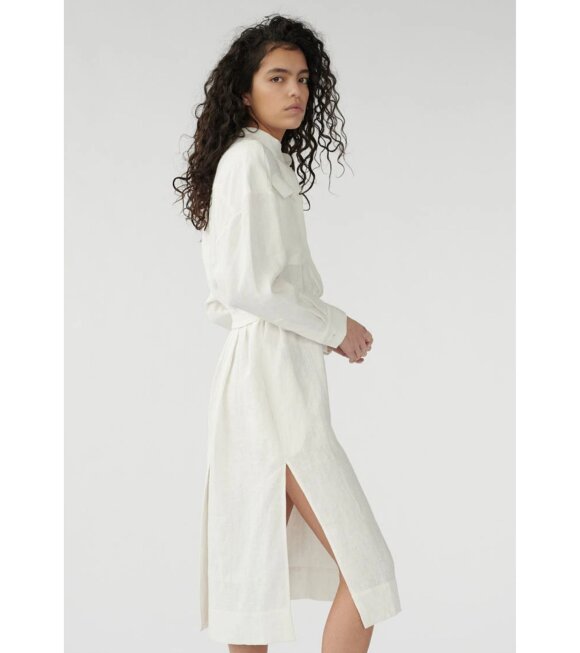 AF Agger - Linen Tunic Dress Off-white 