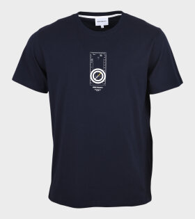 Norse Projects - Niels Compass T-shirt Dark Navy