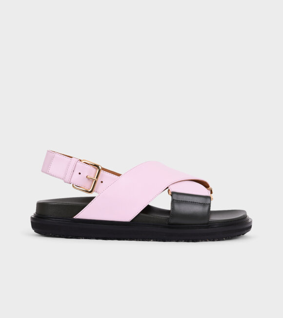 Marni - Fussbett Sandal Pink/Green 