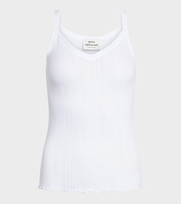 Mads Nørgaard  - Trille Tank Top White 