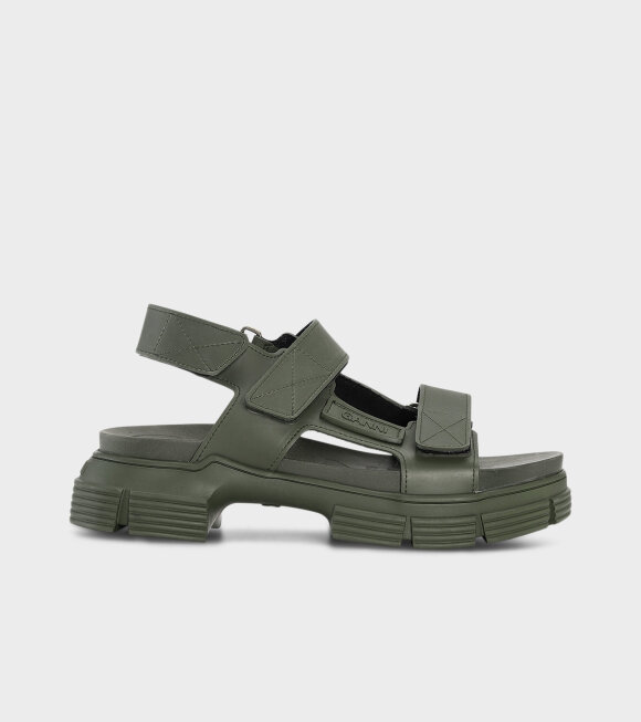 Ganni - Velcro Sandals Kalamata