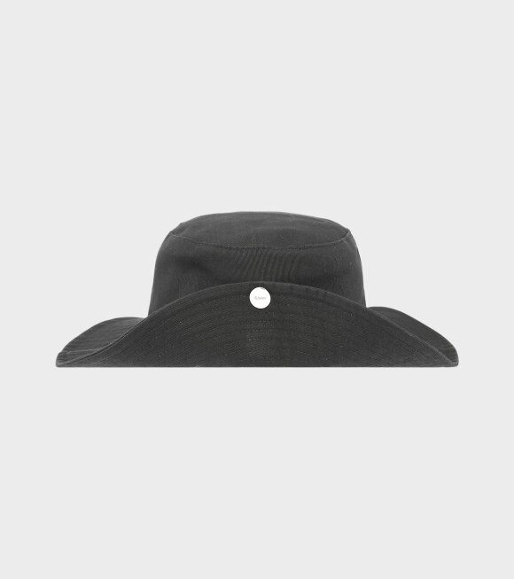 Ganni - Software Heavy Cotton Hat Black 