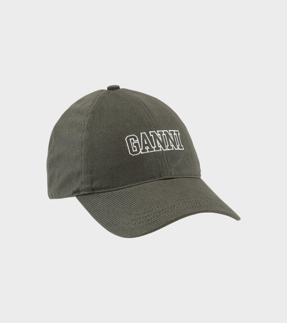 Ganni - Software Logo Cap Green
