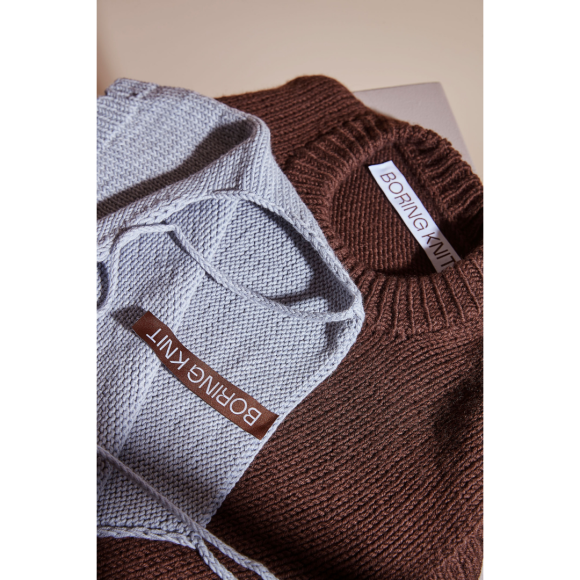 Boring Knit - Boring Sweater Brown 