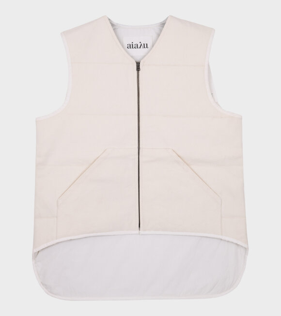 Aiayu - Camp Gilet Canvas Off White