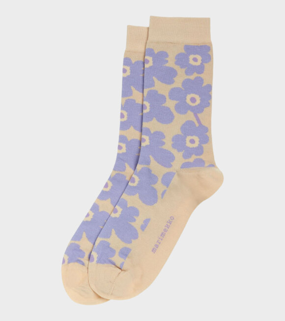 Marimekko - Hieta Unikko Socks Purple