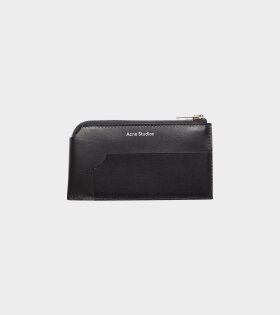 Acne Studios - Leather Zip Wallet Black