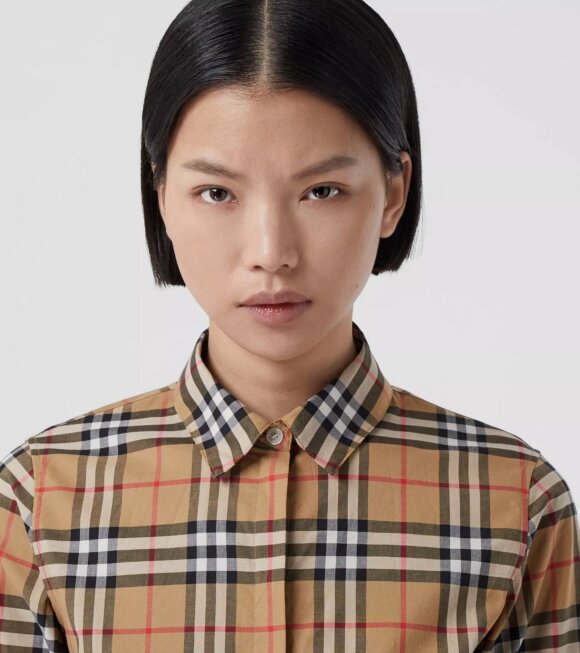 Burberry - W Vintage Check Shirt Antique Yellow