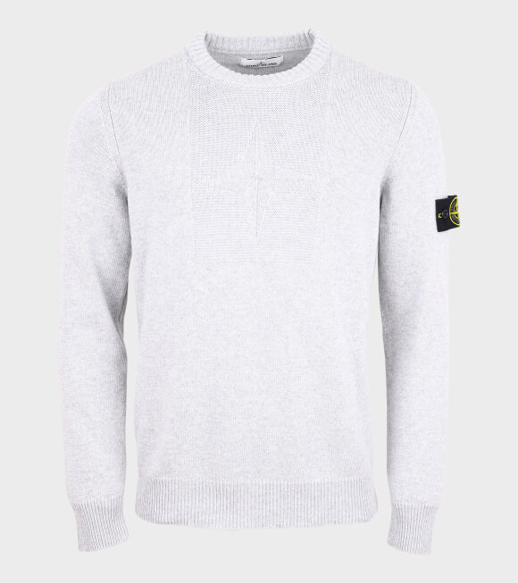 Stone Island - Embroidered Knit Grey