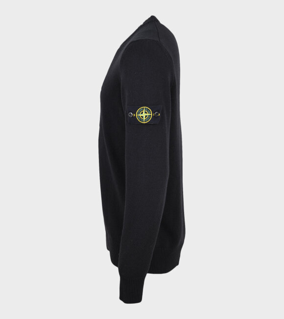 Stone Island - Embroidered Knit Black