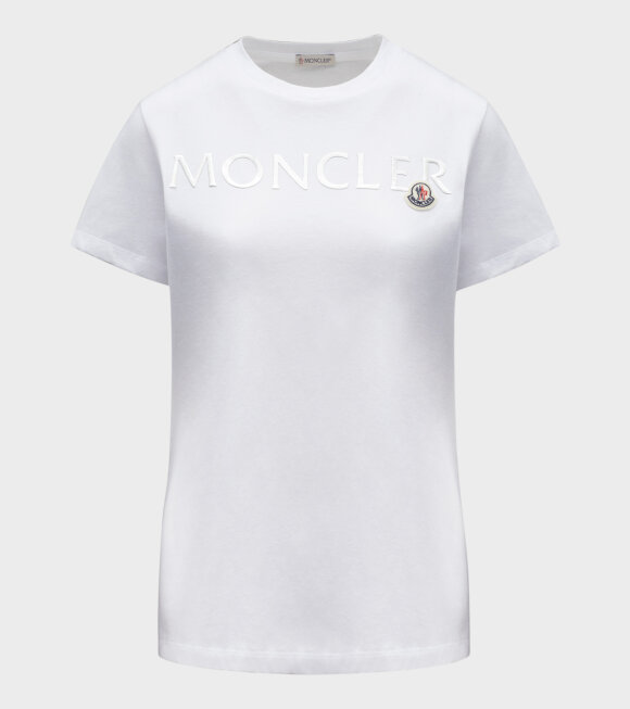 Moncler - Silver Logo T-shirt White