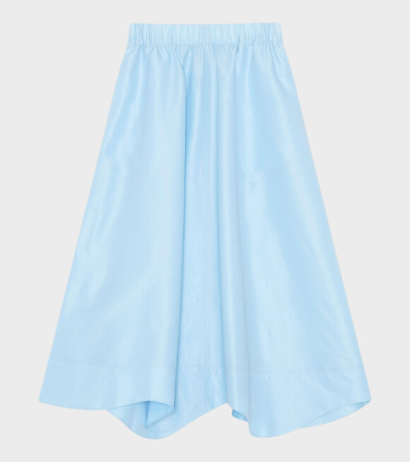Ganni - Crispy Taffetta Skirt Blue