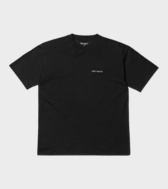 Carhartt WIP - W S/S Script Embroidery T-shirt Black