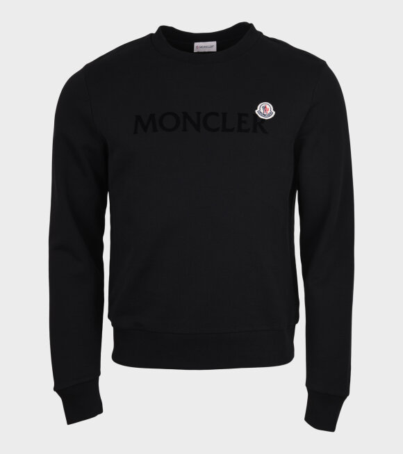 Moncler - Maglia Girocollo Sweatshirt Black 