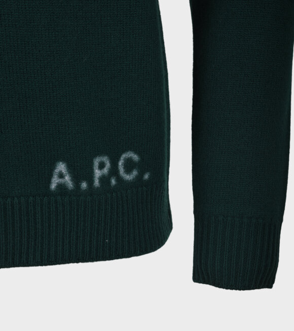 A.P.C - Edward Knit Pullover Green