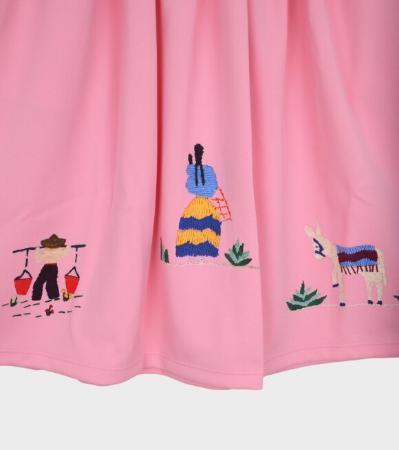 Comme des Garcons Girl - Printed Skirt Pink